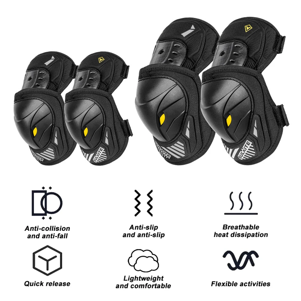 GOMOREON 1Pair Motorcycle Elec - Mountain Biking Elbow Pads recension och pris