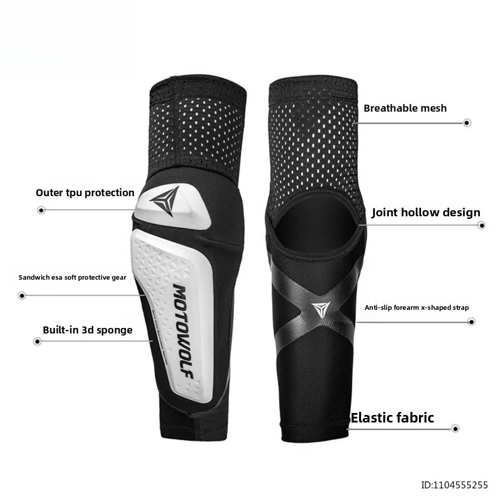 Motorcycle Elbow Pads Breathab - Mountain Biking Elbow Pads recension och pris