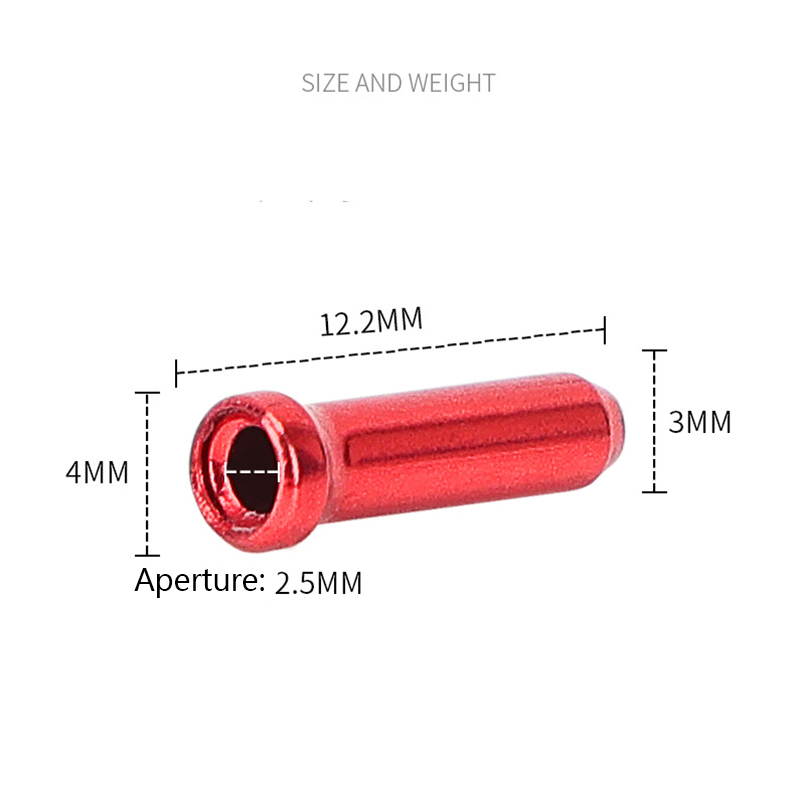 50pcs Bicycle Brake Wire End C - Mountain Biking Tips recension och pris