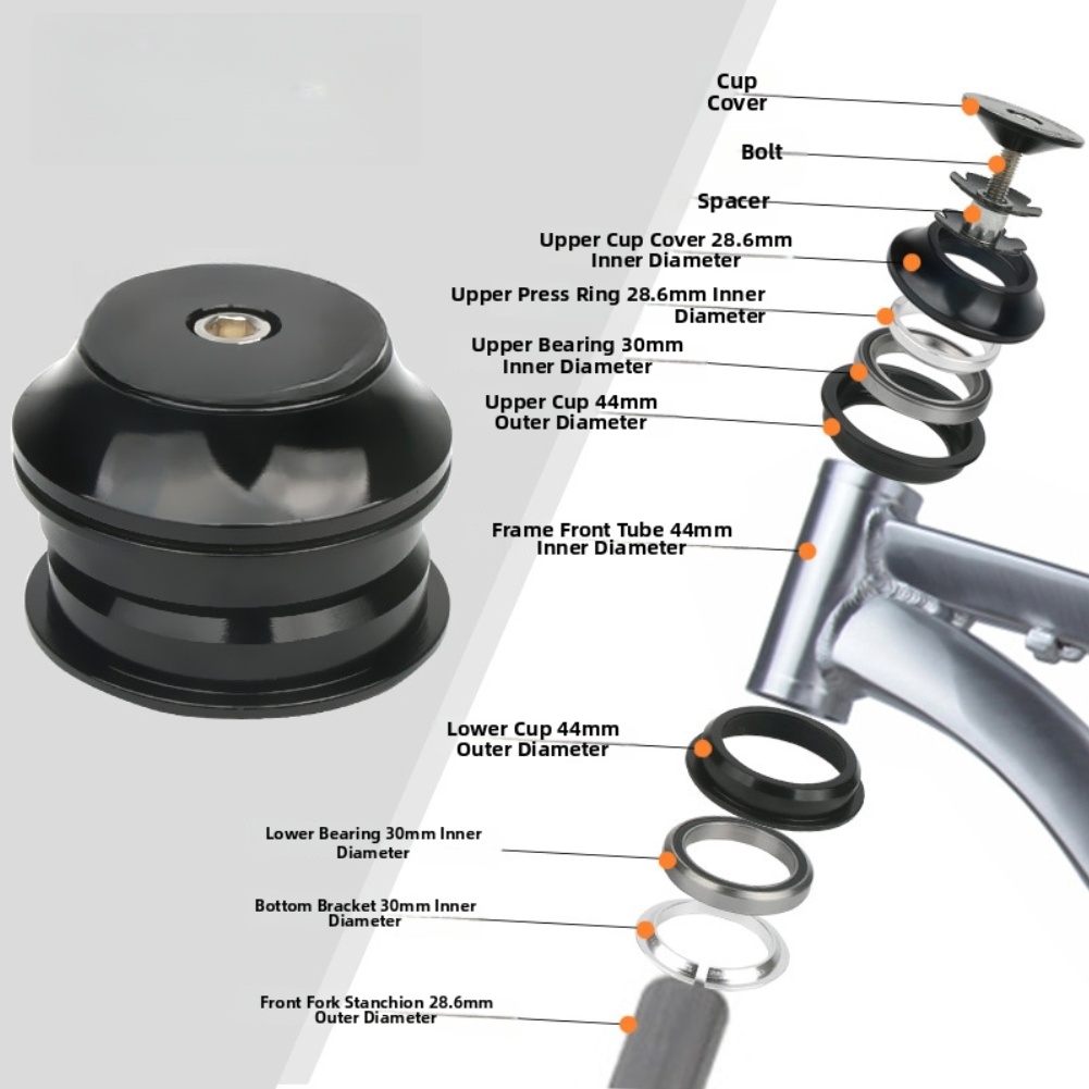 28.6mm for top Cap Headset for - Mountain Biking Tube recension och pris