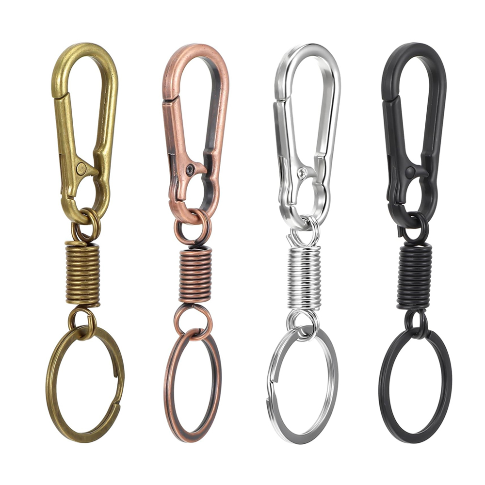 Simple Carabiner Clip Keyring  - Chain Quick Link recension och pris